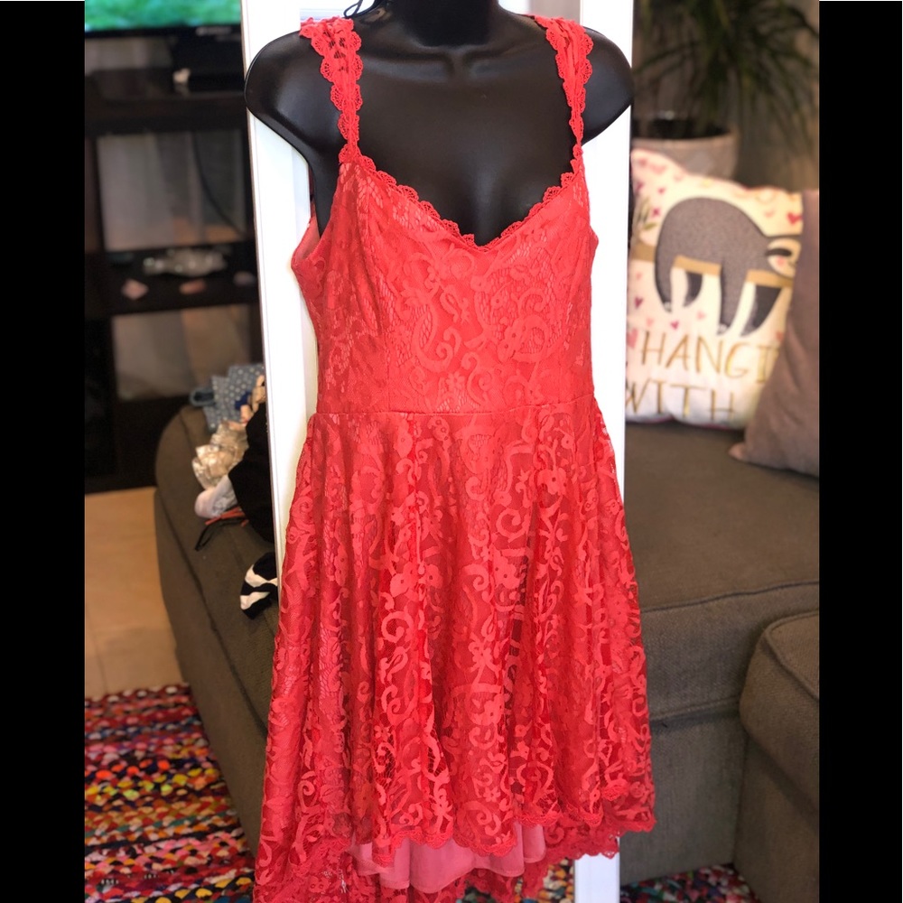 Lace Coral dress